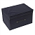 короб стеллажный для хранения с крышкой ladо́m цвет графитовый 40х30х25см