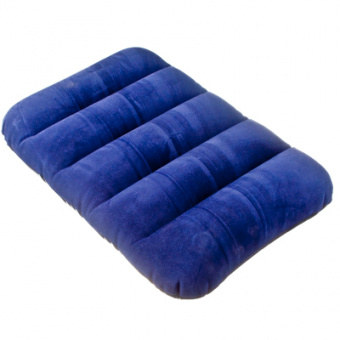 Подушка надувная INTEX 43x28x9см, синяя 68672