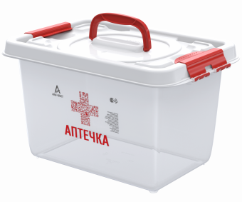 Бокс универсальный Аптечка 359×242×211мм, 10 л