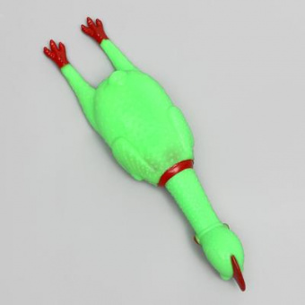 Игрушка пищащая "Задумчивая курица" для собак, 28 см, в ассортименте