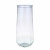 ваза, 10,5x24 см, стекло, цвет прозрачный