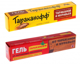 Гель Тараканофф Контрудар от тараканов и муравьев, 20 мл