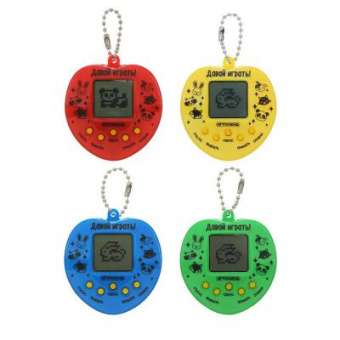 ИГРОЛЕНД Игрушка "Электронное животное", 2AG13, пластик, 4,8х6см, 4 цвета