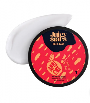  Маска д/волос JUICY STAR by Dolce Milk Абрикос крышеснос объем и свежесть 250мл