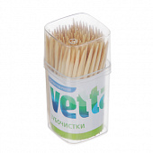 Зубочистки 150шт VETTA, бамбук, пластиковая упаковка