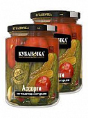 Ассорти "Кубаночка" (томаты+огурцы) 720г. (6)