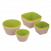 Набор силиконовых форм VETTA 12шт 7см; 5см 3 цвета