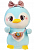 мягкая игрушка пингвин размер 22см, цвет голубой
