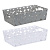 корзинка для хранения пластик vetta 26x15x7,5см 2 цвета