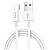 кабель hoco x23 type-c - usb 3а tpe оплетка белый 1м
