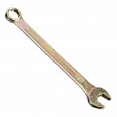Ключ рожково-накидной ЕРМАК 10мм, желтый цинк
