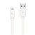 кабель hoco x5, usb - type-c, 2.4а,1м, плоский, белый 