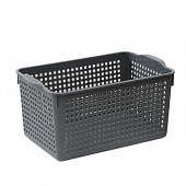 Корзина без крышки 5,3л Лофт цвет серый