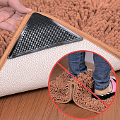 VETTA Фиксатор для коврика, липучка, PU, 4шт, 10х15см, 1,15мм