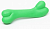 игрушка жевательная косточка классическая, tpr, 12,3см, зелёная