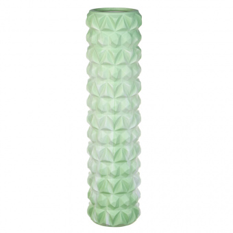 Роллер для миофасциального массажа SILAPRO MAX зелено-белый, 45х11см, EVA, PVC