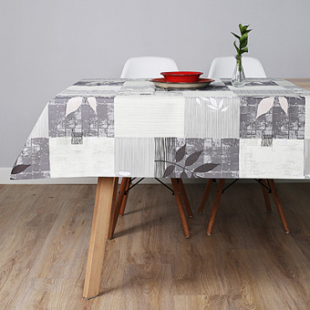 Скатерть ПВХ PROVANCE "Оттенки" на текстильной основе, 140х180см, 6 дизайнов