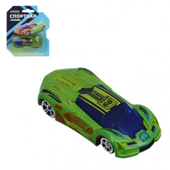 Машинка Спорткар ИГРОЛЕНД меняет цвет при контакте с водой 11,2х16см 6 дизайнов