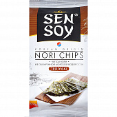 чипсы sen-soy нори из морской капусты teriyaki 4,5г