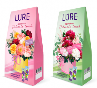 Подарочный набор Lure Delicate Touch Bio-крем для рук Алоэ Вера увлажняющий 75мл + крем для рук 75мл