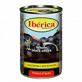 маслины iberica с косточкой ж\б 360г