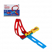 Автотрек Супергонки ИГРОЛЕНД машинка в наборе PP 22х4,5х17см