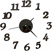 Часы наклейка - настенные Ясмина плавный ход d-45 см секундная 12 см цифра 7,5х5 см