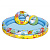 bestway бассейн надувной детский + набор (круг для плавания, мяч), 122х20см, 51124