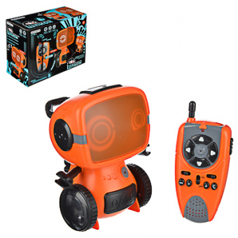 Игрушка РУ ИГРОЛЕНД Робот-шпион с рацией, 27МГц, ABS, 6хААА, движ., свет,звук, 25x11x18,5см