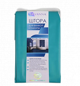 Штора для ванной "Градиент", цвет морская волна, 180х180 см, EVA   