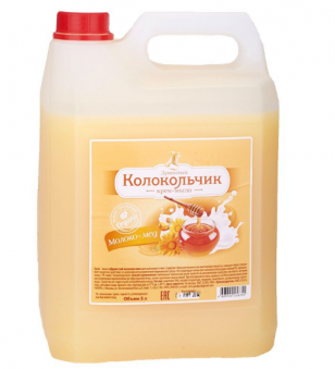 Жидкое крем-мыло Молоко и мед Кремона 5,0л канистра