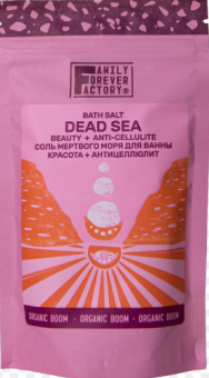 Соль д/ванны Organic Boom Мертвого моря Красота+Антицеллюлит Family FF 300г