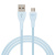 кабель для зарядки forza, акварель, micro usb, 1м, 2a, пластик, микс цветов