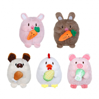 Игрушка мягкая Питомец с вкусняшкой  ИГРОЛЕНД 20см 5 видов