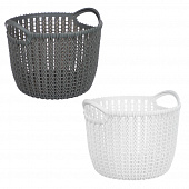 Корзина для хранения VETTA круглая Брюгге 20x19,2x15,5см 2цв