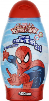 Пена-гель Spider-man, 400мл, 2в1 Double effect (Дабл эффект)/8